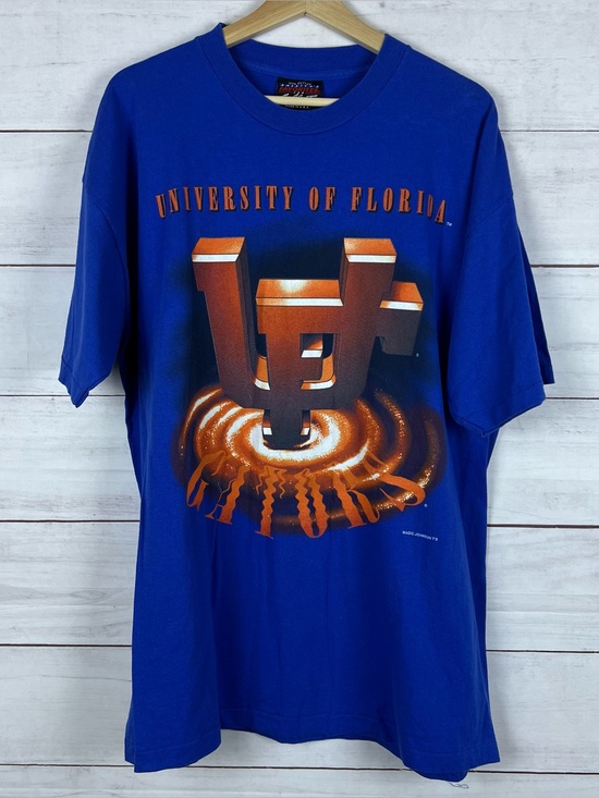 NCAA Other - Vintage University Of Florida Gators T-Shirt Blue Mens Large Magic Johnson Tees
